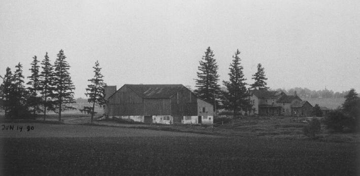 The farm, as seen in 1990